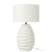 Tafellamp Beige Linnen 40 cm 40x40x68 cm-Tafellampen-J-Line