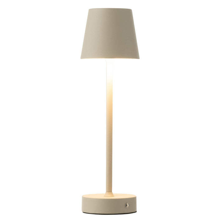 Tafellamp Beige Metaal 12 cm-Tafellampen-J-Line