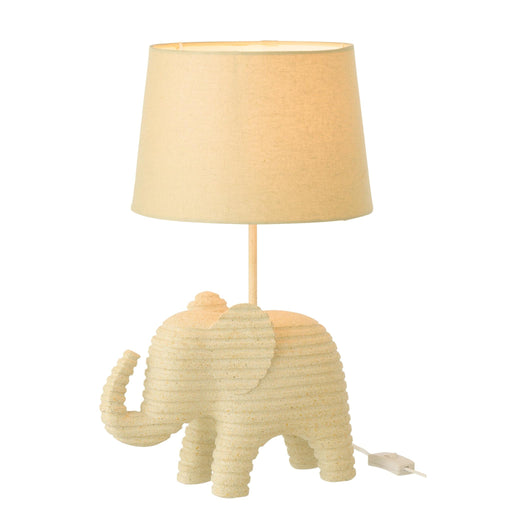 Tafellamp Beige Polykunsthars 26 cm - 60349-Tafellampen-J-Line