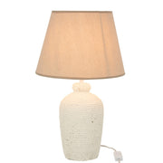 Tafellamp Beige Pvc 28 cm 28x28x48 cm-Tafellampen-J-Line