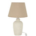 Tafellamp Beige Pvc 28 cm 28x28x48 cm-Tafellampen-J-Line