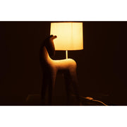 Tafellamp Beige Stof 24 cm 23.5x32x56 cm-Tafellampen-J-Line