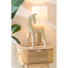 Tafellamp Beige Stof 24 cm-Tafellampen-J-Line