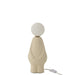 Tafellamp Beige Stoneware 12 cm-Tafellampen-J-Line