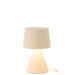 Tafellamp Beige Stoneware 22 cm 22x22x34 cm-Tafellampen-J-Line