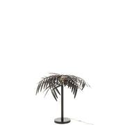 Tafellamp Blad Ijzer, Stainless Steel Zwart 60x60x73 cm-Tafellampen-J-Line