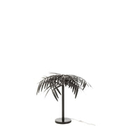 Tafellamp Blad Ijzer, Stainless Steel Zwart 60x60x73 cm-Tafellampen-J-Line