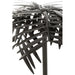 Tafellamp Blad ijzer, Stainless Steel Zwart 60x60x73 cm-Tafellampen-J-Line
