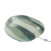 Tafellamp Blauw Glas Ovaal 29 cm 29x40x25 cm-Tafellampen-J-Line