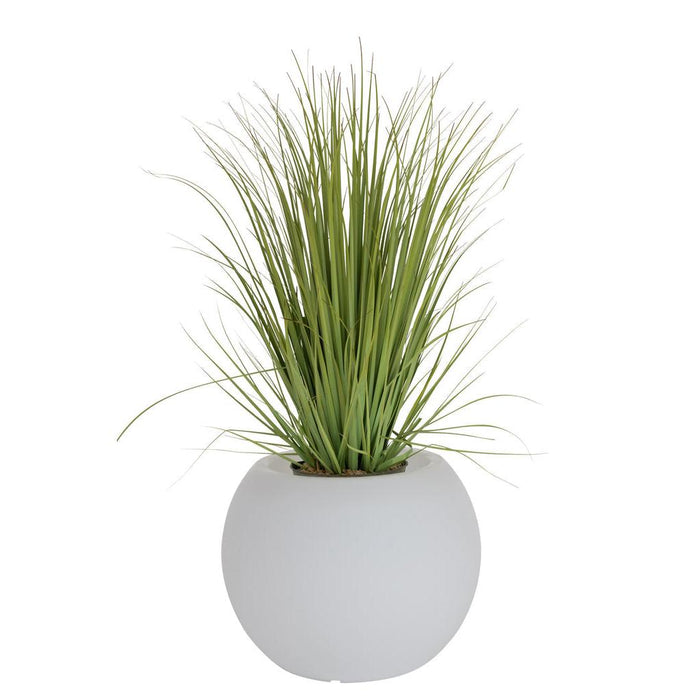 Lamp Wit Kunststof 54 cm Flowerpot Outdoors-Tafellampen-J-Line