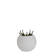 Lamp Wit Kunststof 54 cm Flowerpot Outdoors-Tafellampen-J-Line