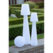 Lamp Wit Metaal S 29 cm Ball Outdoors-Tafellampen-J-Line