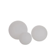 Tafellamp Bol Buiten Polypropylene, Kunststof, Metaal Wit-Tafellampen-J-Line