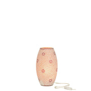 Tafellamp Bram Oranje Carton, Glas Rood 18x18x28 cm-Tafellampen-J-Line