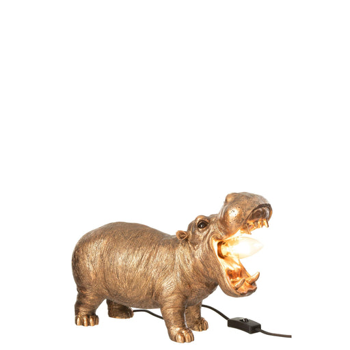 Tafellamp Bronze Stone Antiek 15 cm 15x37.5x25 cm-Tafellampen-J-Line