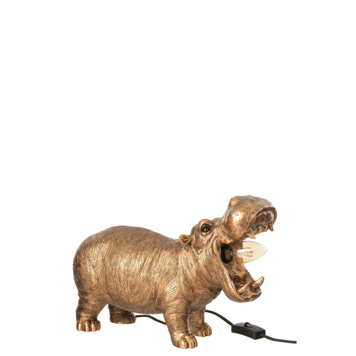 Tafellamp Bronze Stone Antiek 15 cm 15x37.5x25 cm-Tafellampen-J-Line