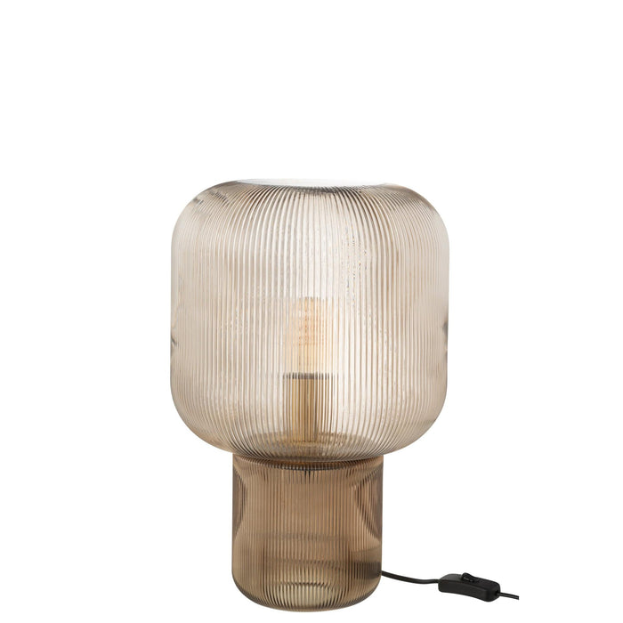 Tafellamp Bruin Aluminium 29 cm-Tafellampen-J-Line