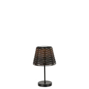 Tafellamp Bruin Kunststof 20 cm 19.5x19.5x31 cm-Tafellampen-J-Line