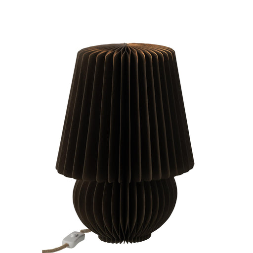 Hanglamp Lampenkap Bruin Paper 27 cm 27x27x38 cm-Hanglampen-J-Line