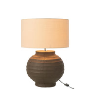 Tafellamp Bruin Terracotta 46 cm 46x46x62 cm-Tafellampen-J-Line