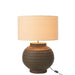 Tafellamp Bruin Terracotta 46 cm-Tafellampen-J-Line