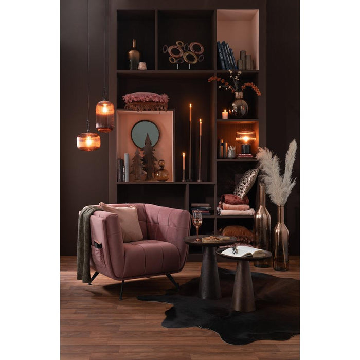 Tafellamp Burgundy Staal 25 cm-Tafellampen-J-Line