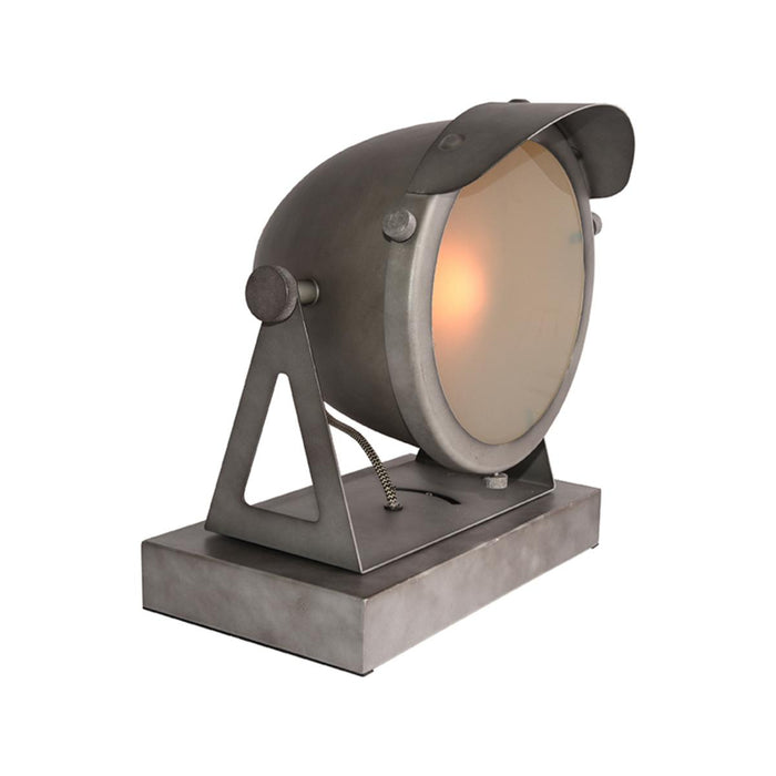Tafellamp Cap Kleur Metaal Burned Steel 23x28x31 cm-Tafellampen-LABEL51