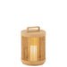 Tafellamp Cylinder Sparhout Fir Hout Naturel 24x24x36 cm-Tafellampen-J-Line