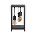 Tafellamp Dangle Robuuste Metaal Zwart 23x23x41 cm-Tafellampen-LABEL51