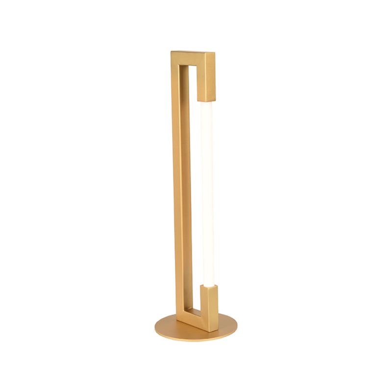 Tafellamp Futuro Metaal Antiek Goud 16x16x53 cm-Tafellampen-LABEL51