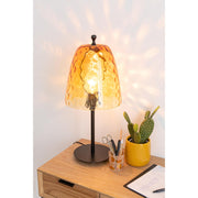 Tafellamp Geel Glas 28 cm 28x58x28 cm-Tafellampen-J-Line