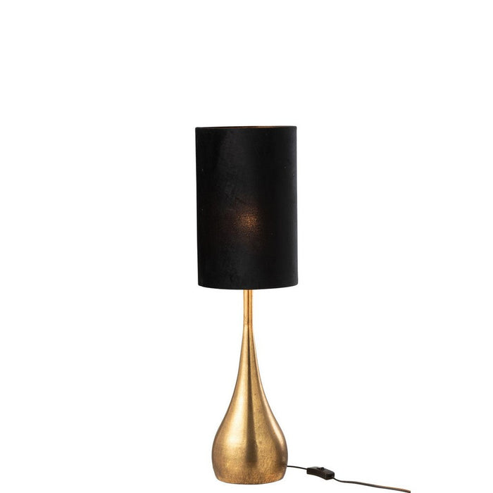Tafellamp Goud Cloth S 20 cm 20.5x20.5x77 cm-Tafellampen-J-Line