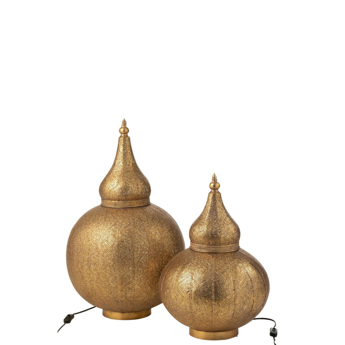 Tafellamp Goud Electrical part L 46 cm-Tafellampen-J-Line