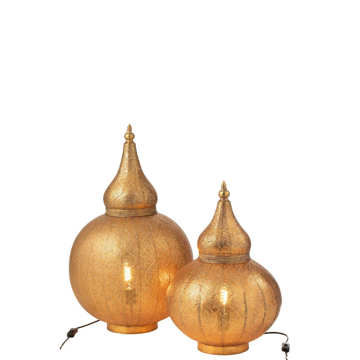 Tafellamp Goud Electrical part L 46 cm-Tafellampen-J-Line