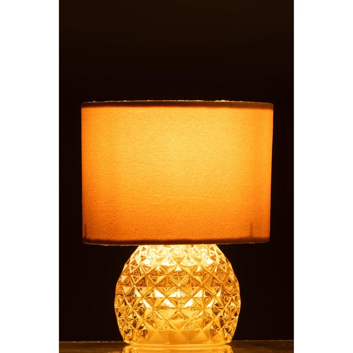 Tafellamp Goud Glas 17 cm-Tafellampen-J-Line
