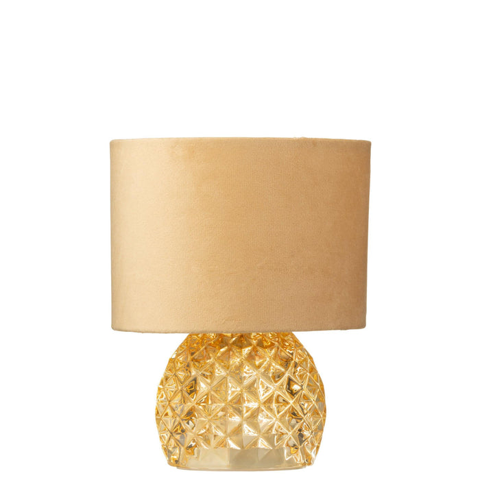 Tafellamp Goud Glas 17 cm-Tafellampen-J-Line