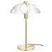Tafellamp Goud Glas 32 cm 32x32x48 cm-Tafellampen-J-Line