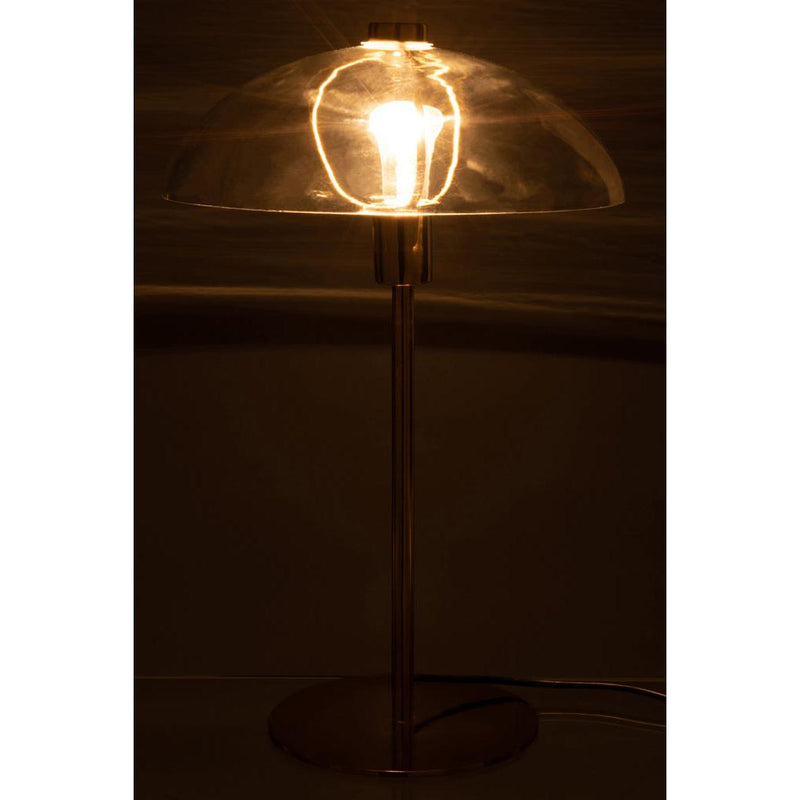 Tafellamp Goud Glas 32 cm 32x32x48 cm-Tafellampen-J-Line