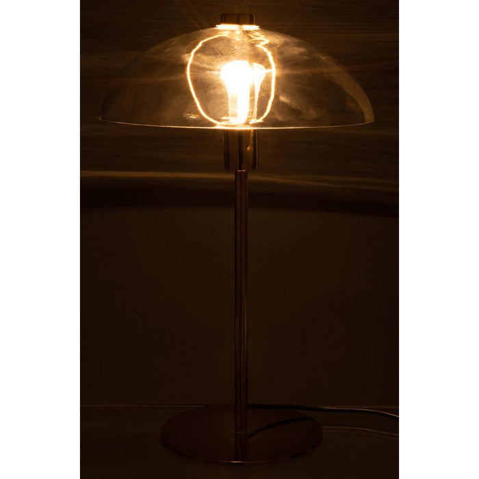 Tafellamp Goud Glas 32 cm 32x32x48 cm-Tafellampen-J-Line