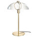 Tafellamp Goud Glas 32 cm 32x32x48 cm-Tafellampen-J-Line