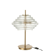 Tafellamp Goud Glas 36 cm 36x54x36 cm-Tafellampen-J-Line