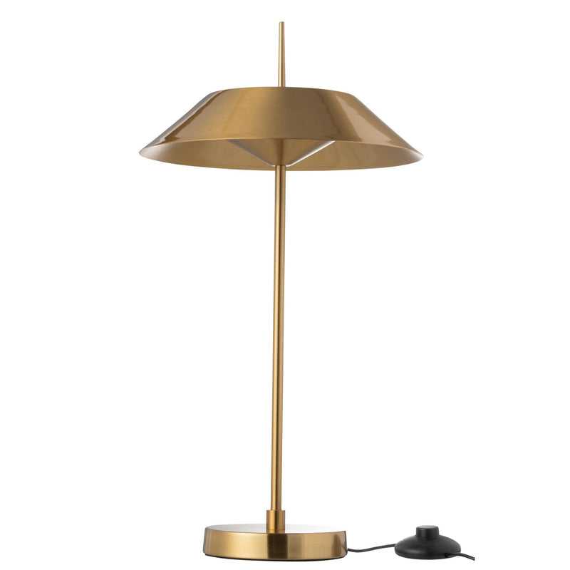 Tafellamp Goud Ijzer 30 cm Ijzer 30.5x30.5x56 cm-Tafellampen-J-Line