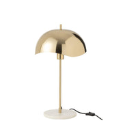 Tafellamp Goud Ijzer 30 cm Ijzer,marmer 30x30x56 cm-Tafellampen-J-Line