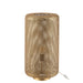 Tafellamp Goud Ijzer Rond 32 cm-Tafellampen-J-Line