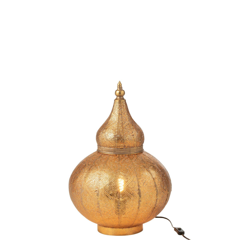Tafellamp Goud Ijzer S 40 cm 40x40x59.5 cm-Tafellampen-J-Line