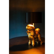 Tafellamp Goud Kunsthars 37 cm 37x42x74.5 cm-Tafellampen-J-Line