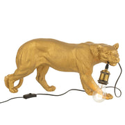 Tafellamp Goud Kunsthars L 16 cm 16.5x58x26.5 cm-Tafellampen-J-Line