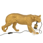 Tafellamp Goud Kunsthars L 16 cm 16.5x58x26.5 cm-Tafellampen-J-Line
