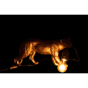 Tafellamp Goud Kunsthars S 11 cm 11x40x20 cm-Tafellampen-J-Line