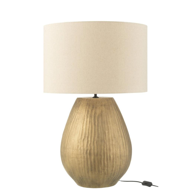 Tafellamp Goud Paint Rond 56 cm 55.5x55.5x85 cm-Tafellampen-J-Line